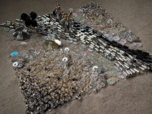 オートクチュール刺繍作品