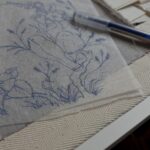 オートクチュール刺繍の図案