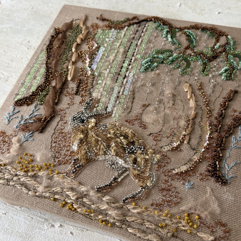 オートクチュール刺繍作品 詳細 リュネビル刺繍